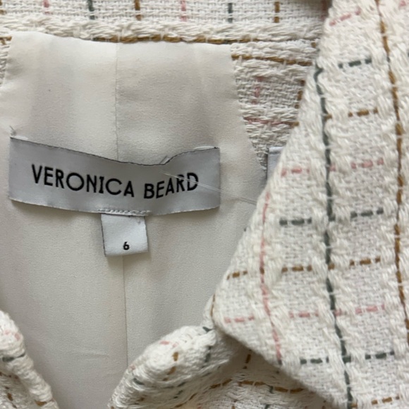 Veronica Beard Roxanne Tweed Halter Dress 6 - Picture 4 of 5
